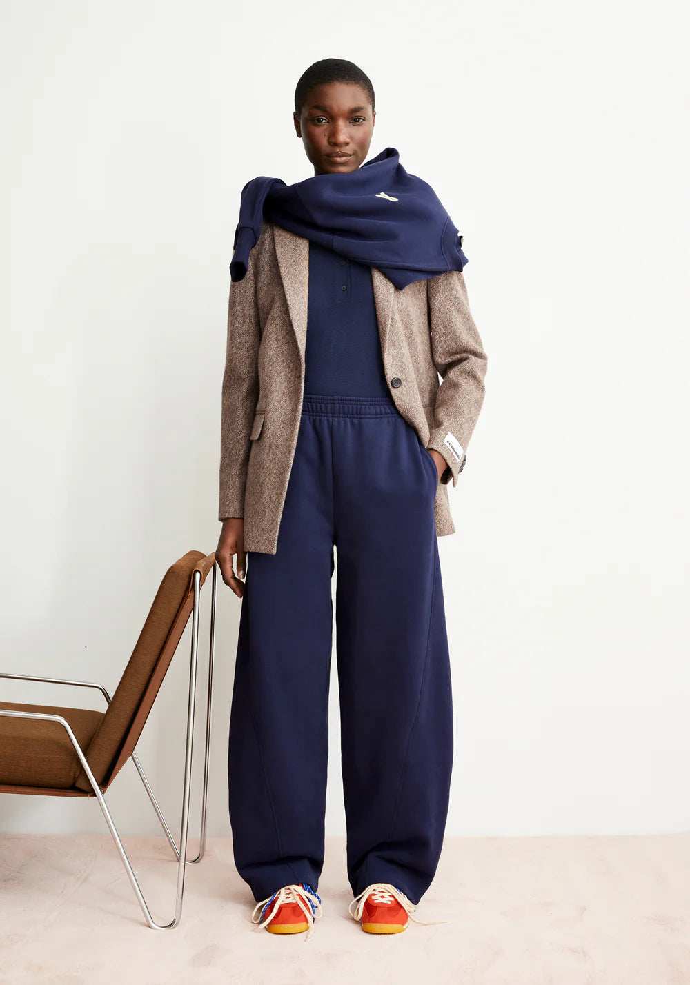 BELLAISAA Pant-Tinted Navy