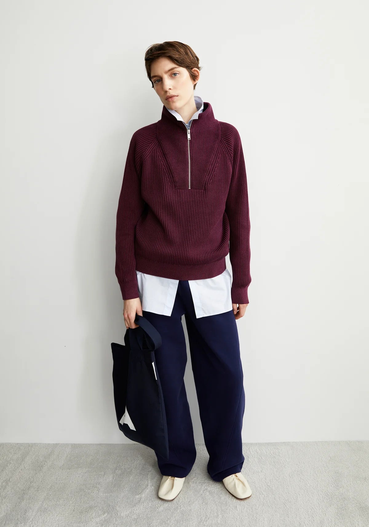 Ronyiaas GMT Dye Knit in Dark Cranberry