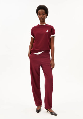 Basic Jersey Barrel Pant - Velvet Red