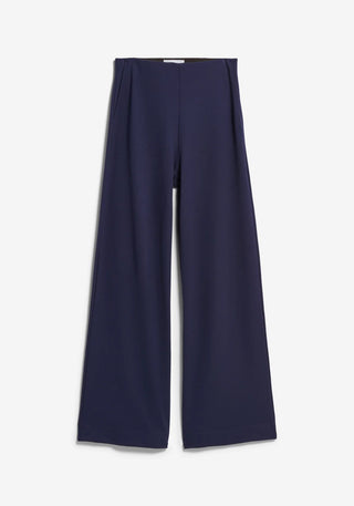 Basic Jersey Wide Leg Pant - Tinted Navy