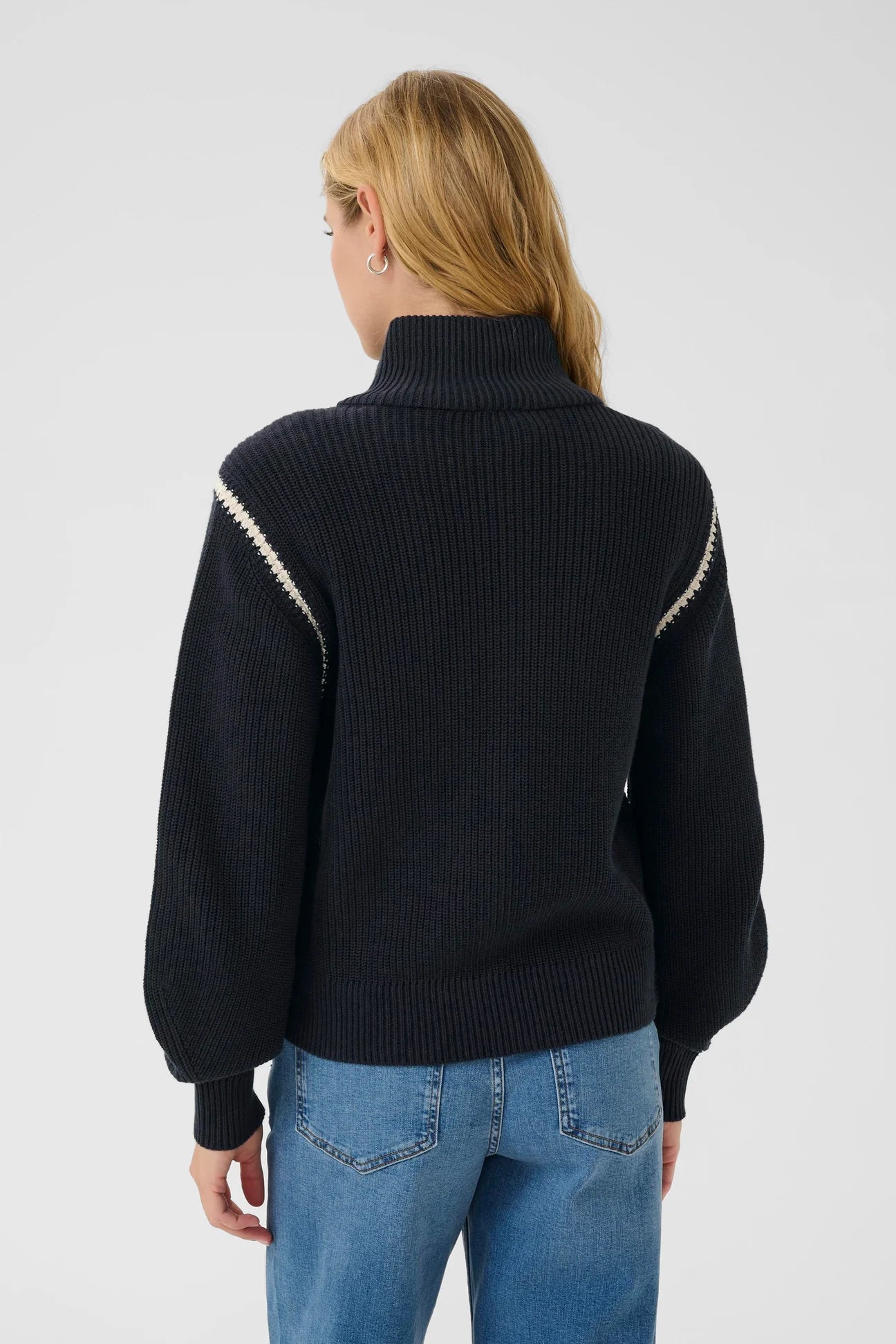 SemraPW Sweater in Dark Navy
