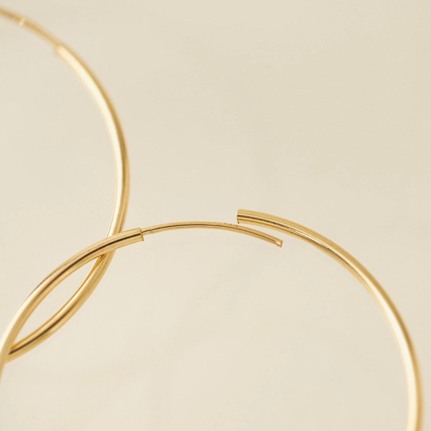 38MM Gold-Filled Infinity Hoop