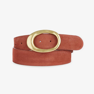 Zaire Suede Belt - Rust