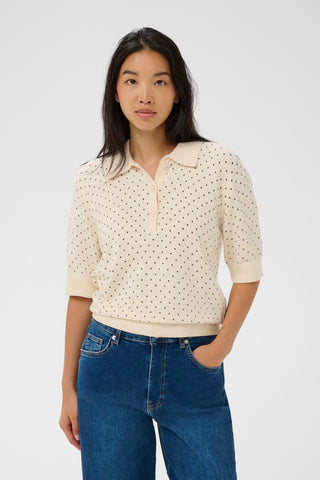 AnettiPW Pullover - Dark Navy Dot