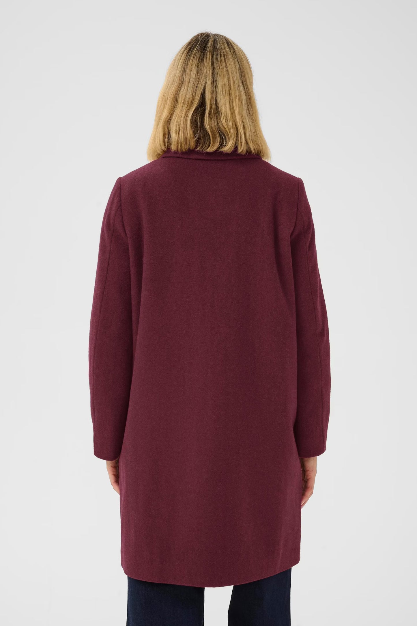 Kamillas Coat in Tawny Port Melange