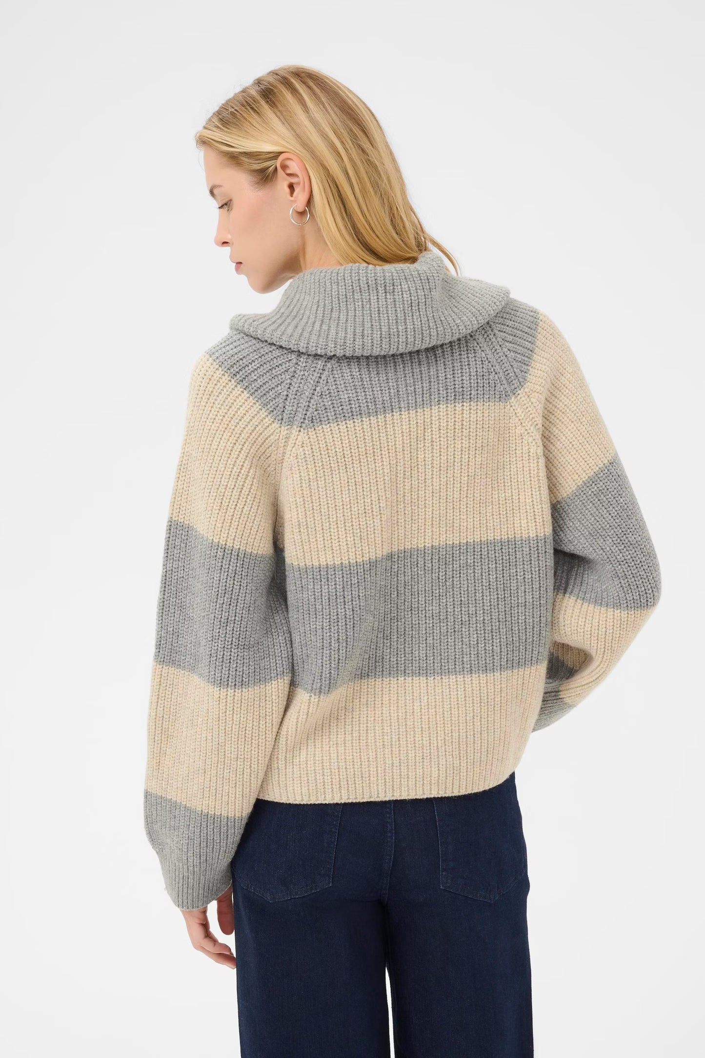 SimraPW Pullover in French Oak/Grey Melange