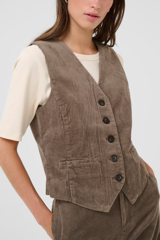 LinkaPW Waistcoat in Falcon