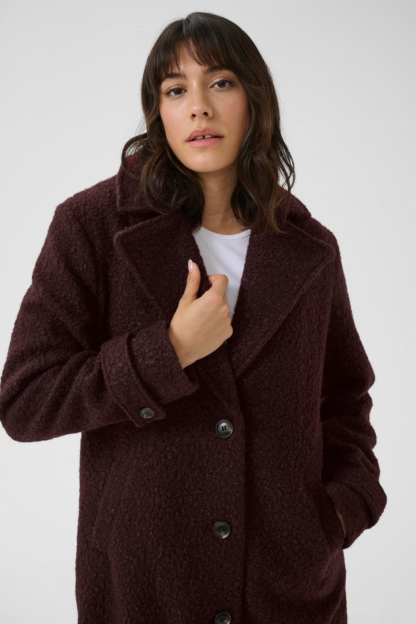 KAanne Coat in Fudge