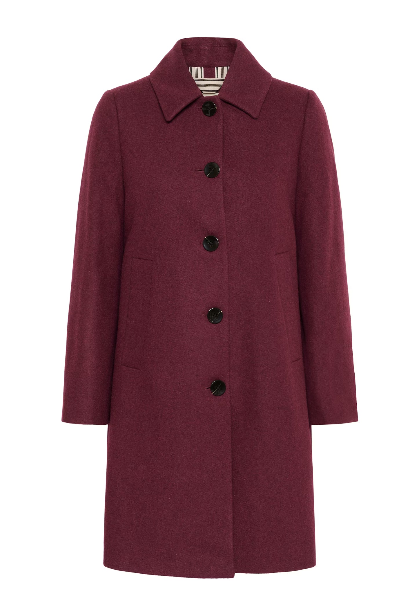 Kamillas Coat in Tawny Port Melange