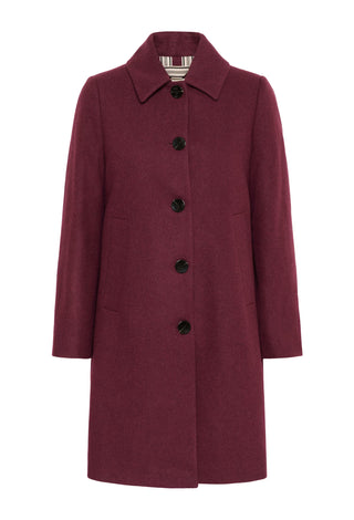 Kamillas Coat in Tawny Port Melange