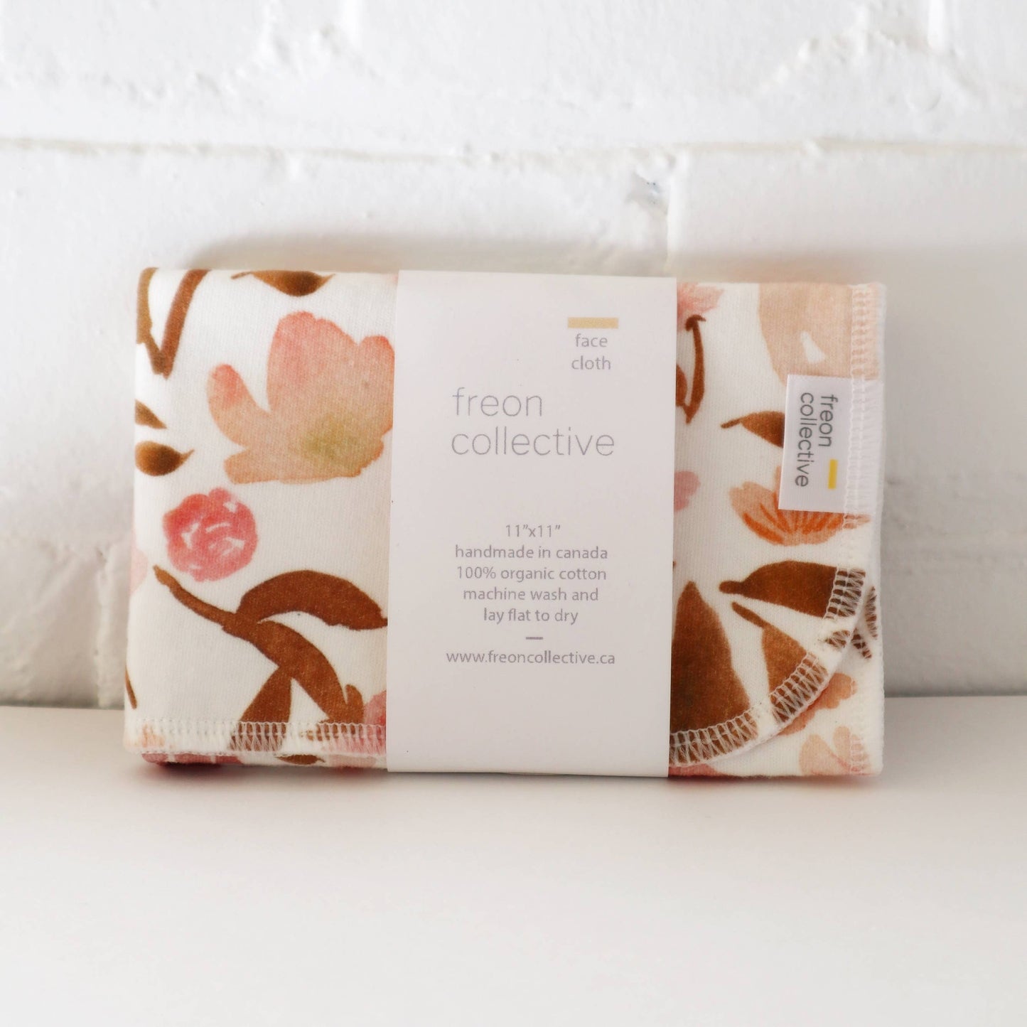 Organic Cotton Face Cloth - Juliet Florals