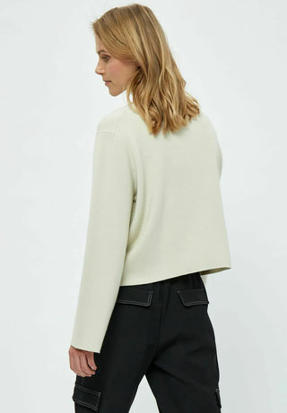 MSLupi High Neck Knit Pullover Light Birch