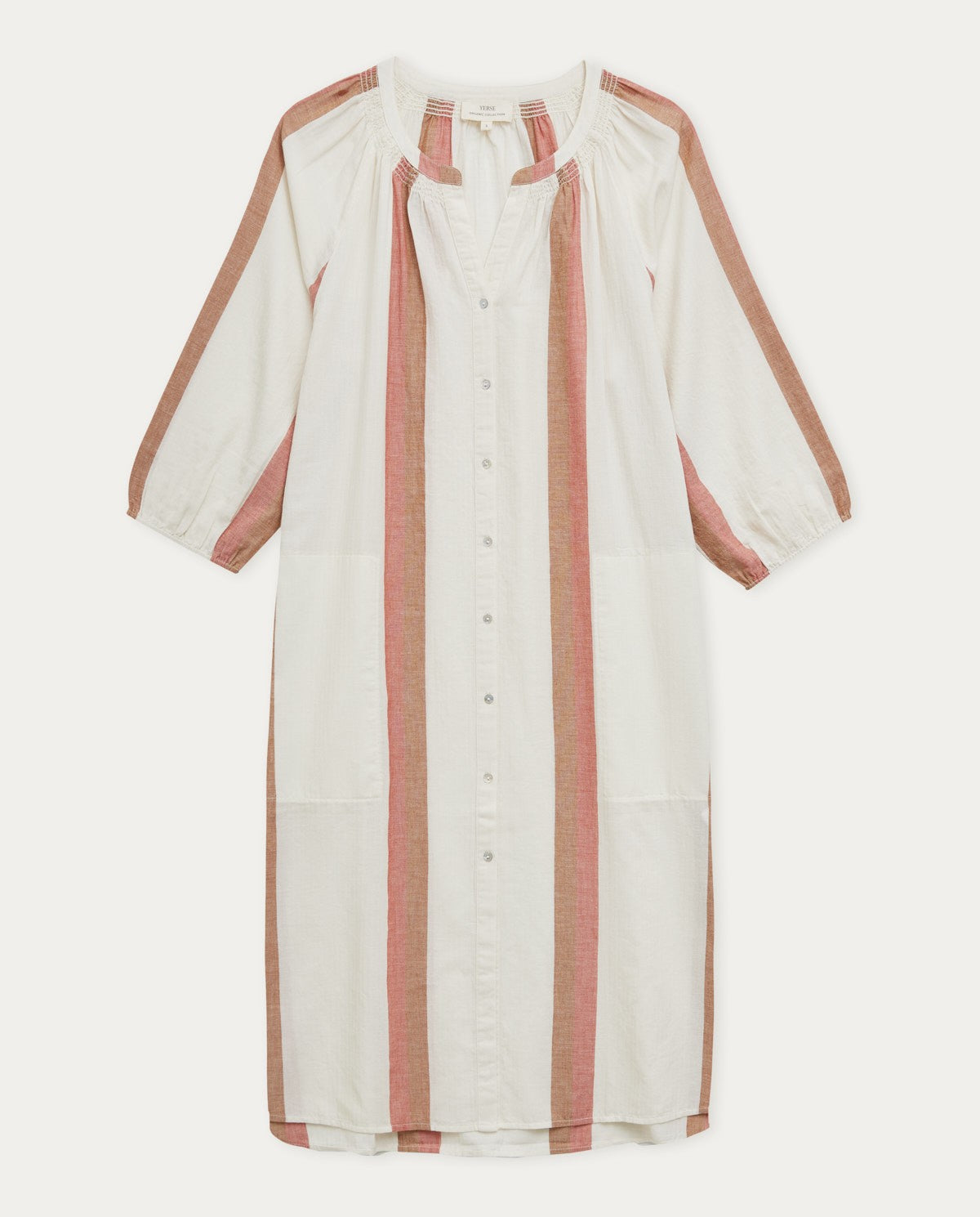 Striped Cotton Kaftan