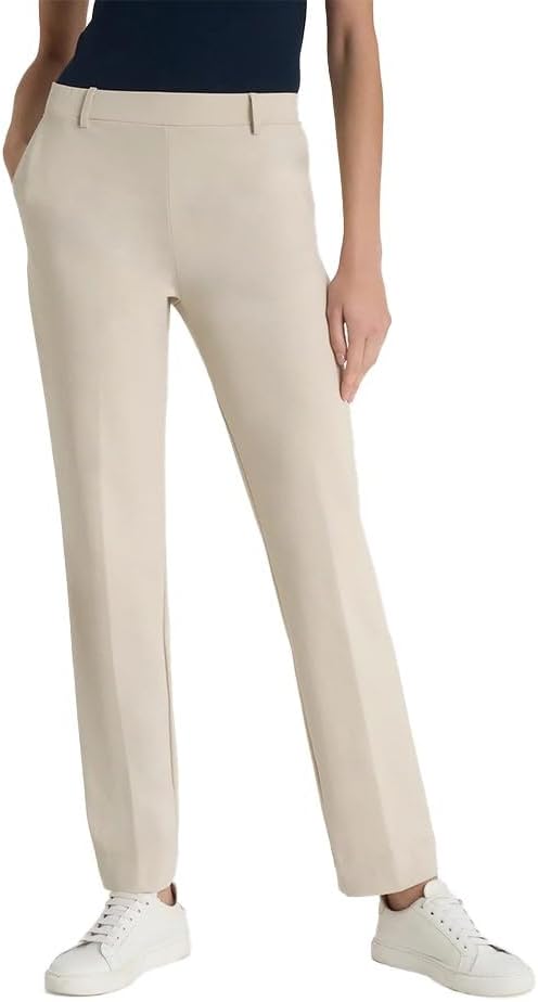 Straight Pant with Pockets in Champignon