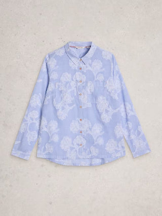 Sophie Jacquard Shirt Blue Multi