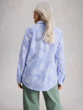 Sophie Jacquard Shirt Blue Multi