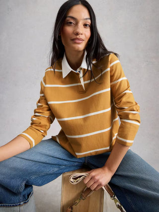 Stella Stripe Rugby Top - Yellow Multi