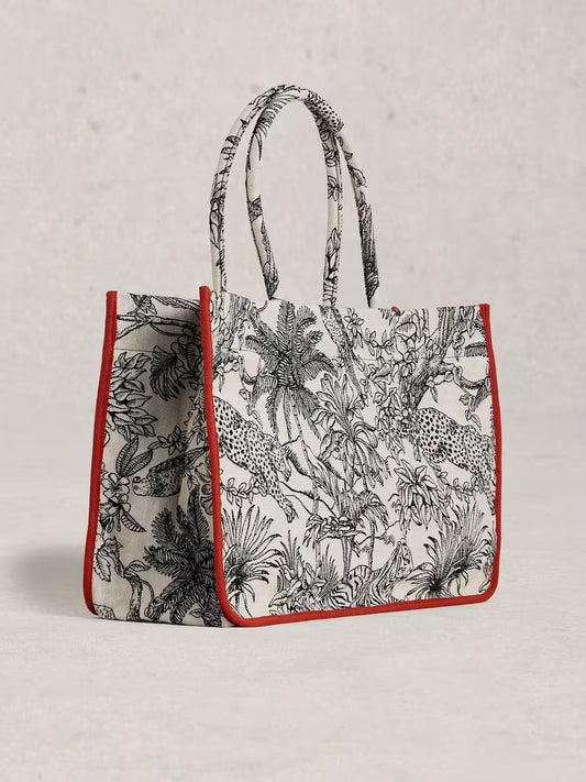 Jasmine Jacquard Tote Bag