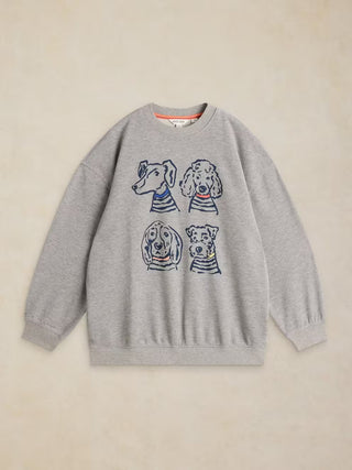 Cleo Longline Graphic Sweatshirt