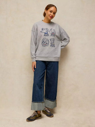 Cleo Longline Graphic Sweatshirt