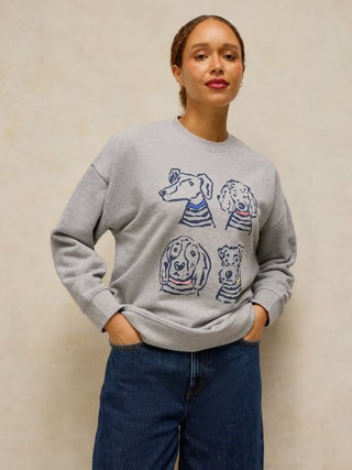 Cleo Longline Graphic Sweatshirt