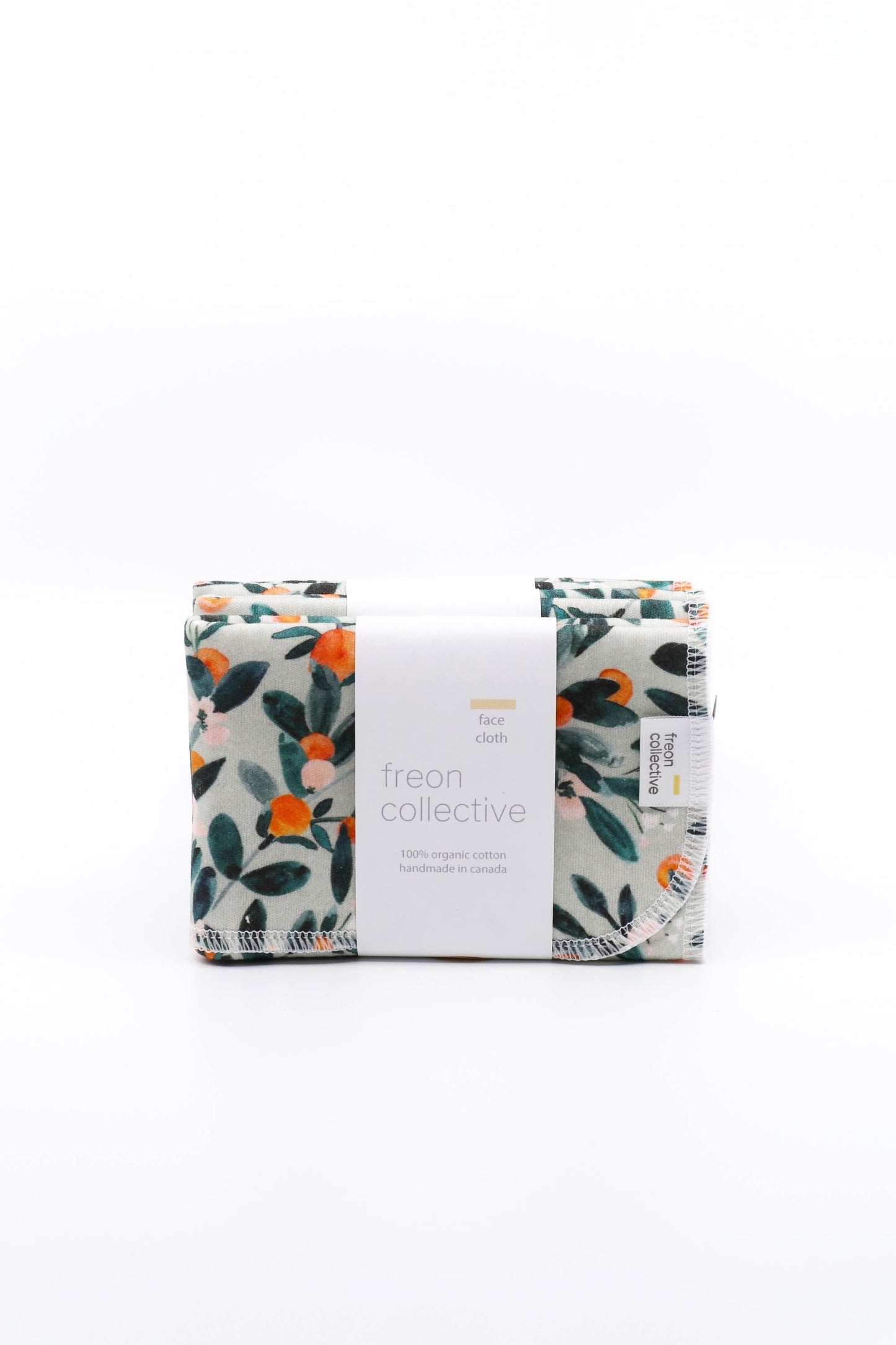 Organic Cotton Face Cloth - Sage Citrus