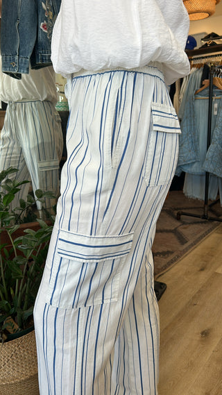 Lynlee Blue Stripe Pants