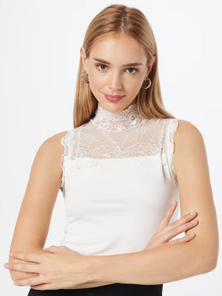 MSVANESSA HIGH NECK - BROKEN WHITE