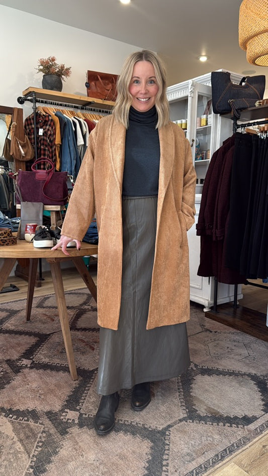 Beige Corduroy Jacket