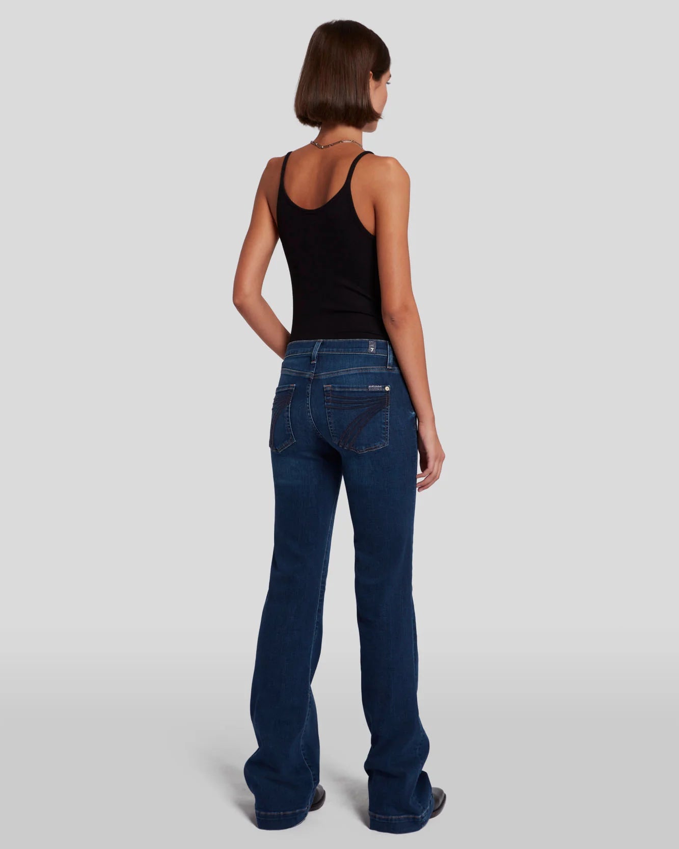 Dojo Wide Leg Trouser Jean in Moreno