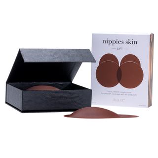 Nippies Skin Adhesive Nipple Covers with Lifting Tab: Caramel / Size 2