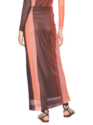 Saia Tule Est Brisa Floral Skirt