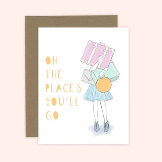 The Places You'll Go! Graduation Greeting Card - Kraft