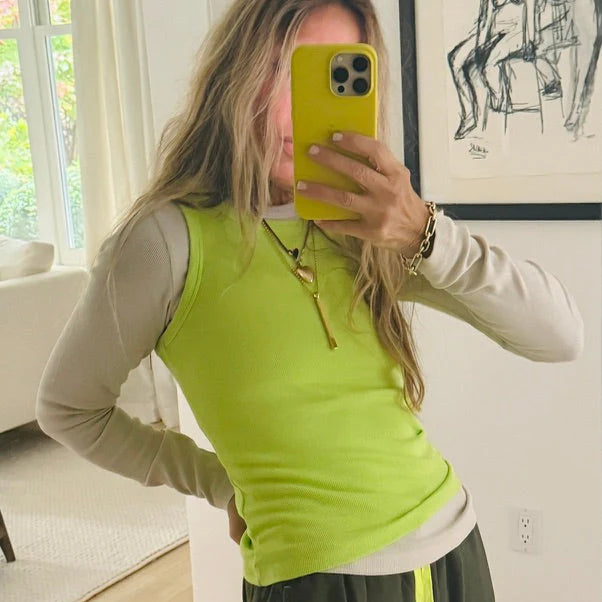 KR Tank in Citron Green