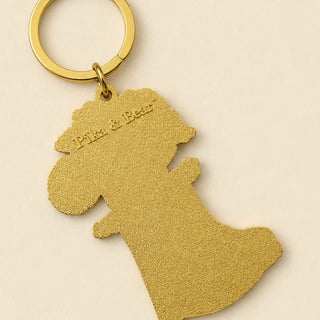 "Boot-Quet" Flowers & Boot Enamel Keychain