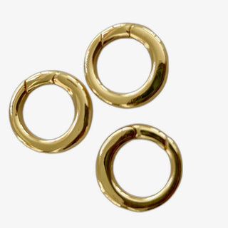 Gold-Plated Charm Holders: Small