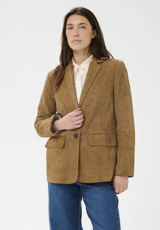 AliniaPW Blazer in Toasted Coconut