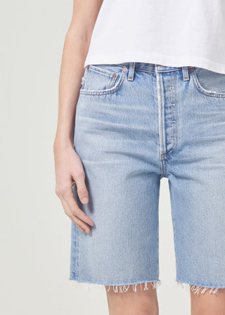 90's Mid Rise Loose Short in Riptide