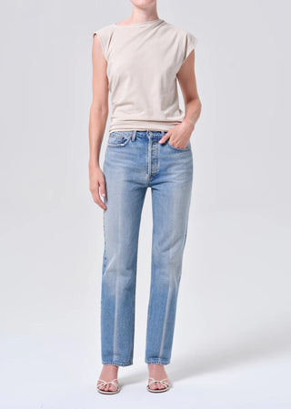Agolde Lana High Rise Vintage Straight - Brink