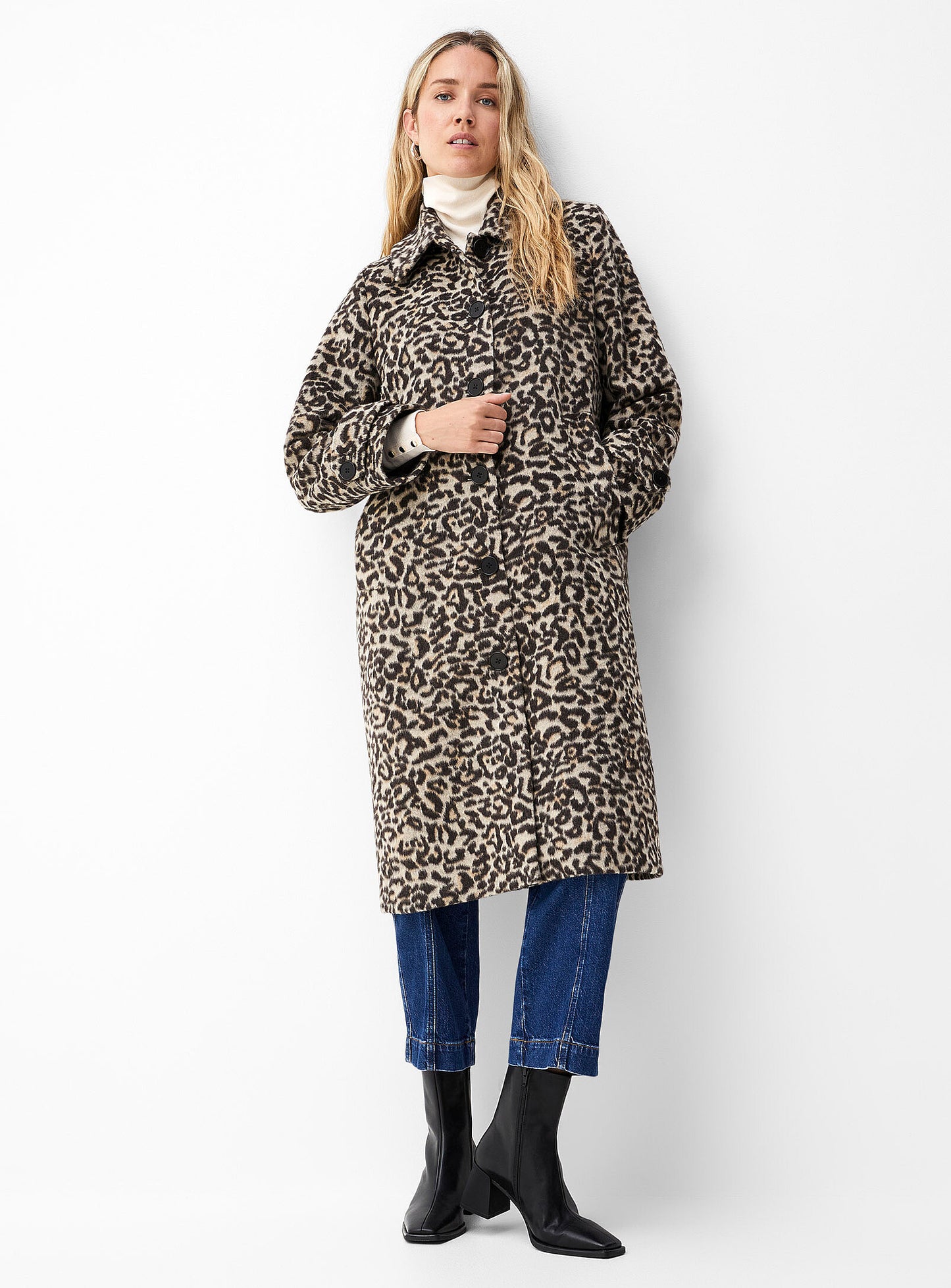 SuzyPW Leopard Print Coat