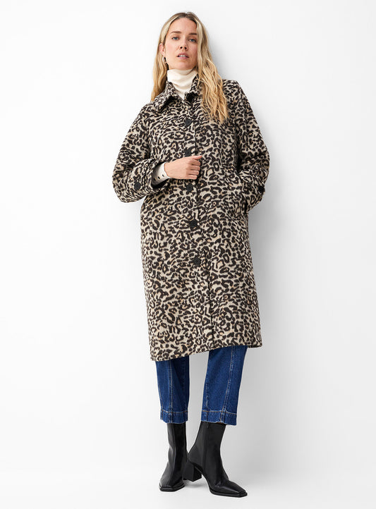 SuzyPW Leopard Print Coat