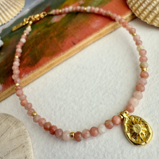 Hanalei Bracelet in Plum Blossom Jasper