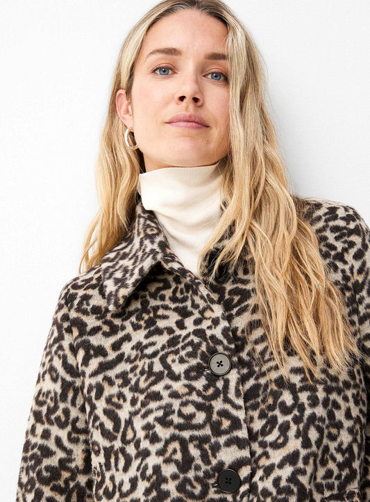 SuzyPW Leopard Print Coat