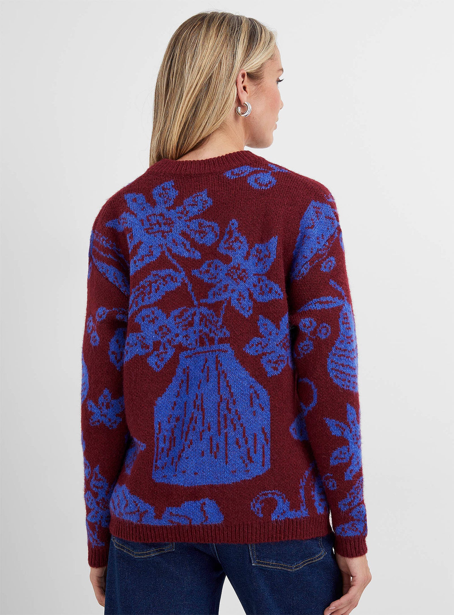 Eugenie Floral Jacquard Sweater