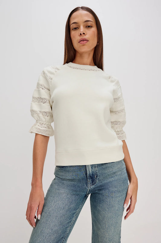 Aggy Top in Ivory