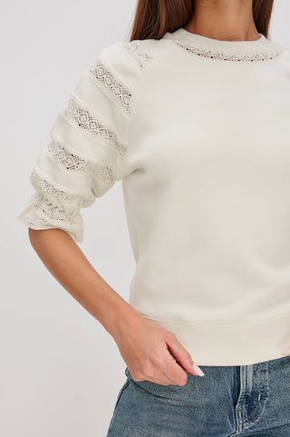 Aggy Top in Ivory