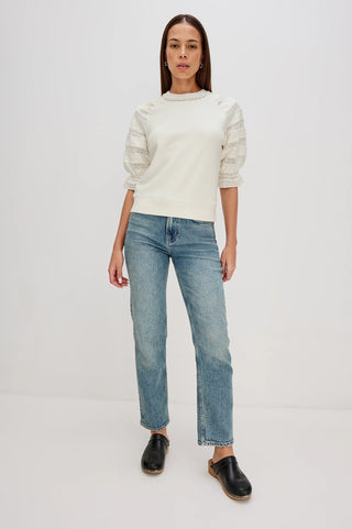 Aggy Top in Ivory