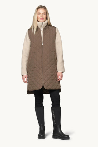 Quilted Vest - Mud