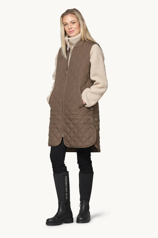 Quilted Vest - Mud