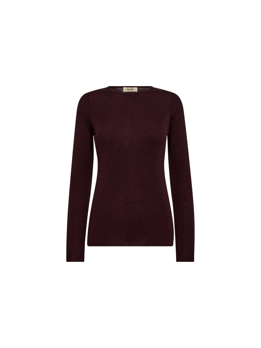 MMBouch O-Neck Knit in Fudge